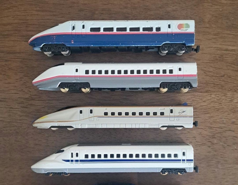 Shinkansen model N gauge 4 car set #0acf6d