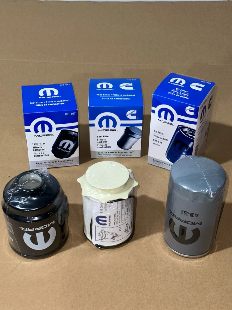 2013-2018 RAM 2500-5500 6.7L Diesel Oil & Fuel Filter Kit Mopar Genuine