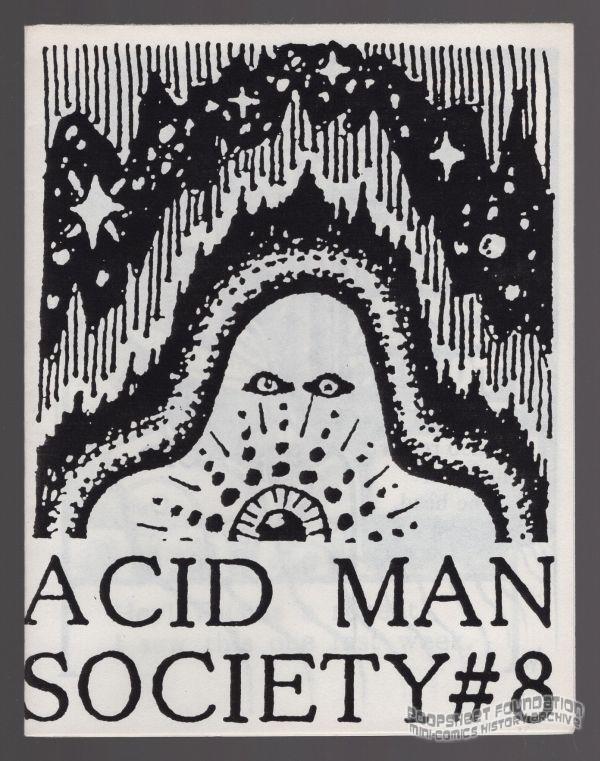 ACID MAN #8 underground comix ROBERT PASTERNAK mini-comic Comix Wave art 1989-image