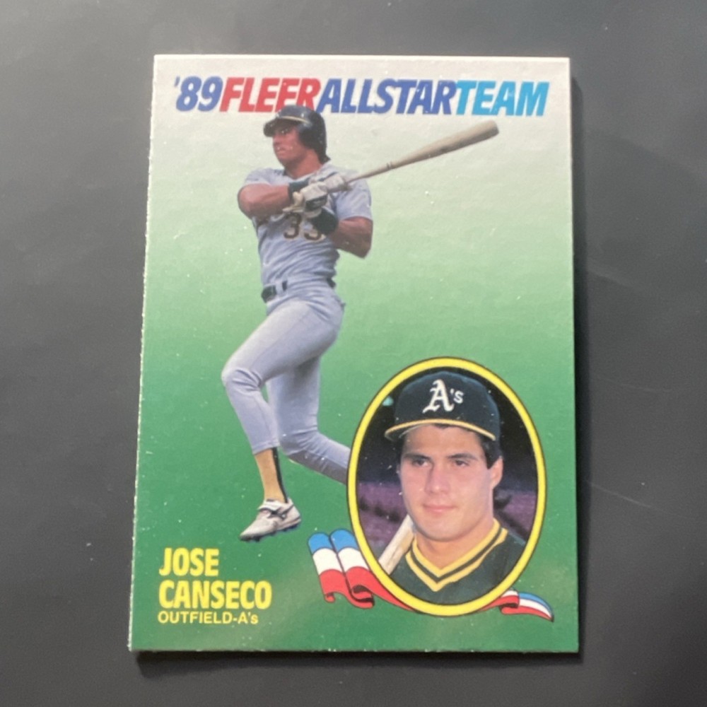 Fleer 1989 All Star Team Jose Canseco #2 Oakland Athletics Baseball Card