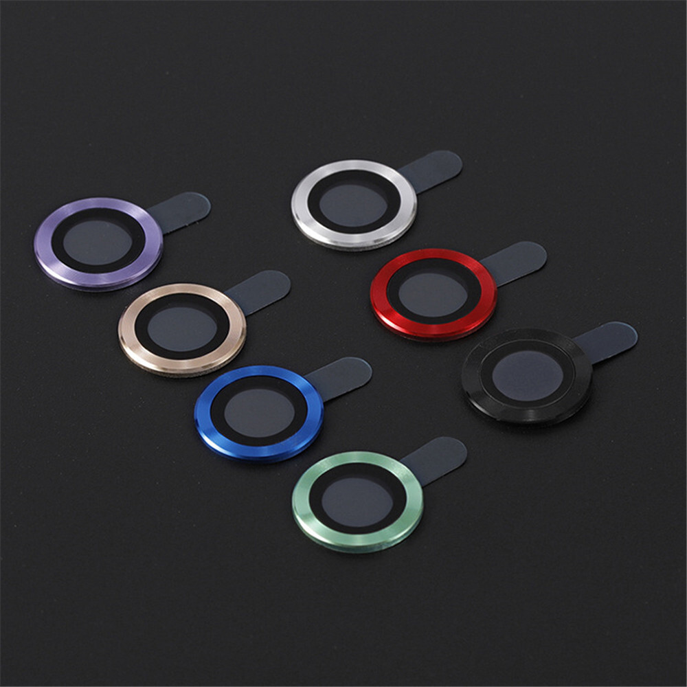Camera Lens Protector For iPhone 15 Pro Max 16 14 13 Metal Ring Protectors Glass