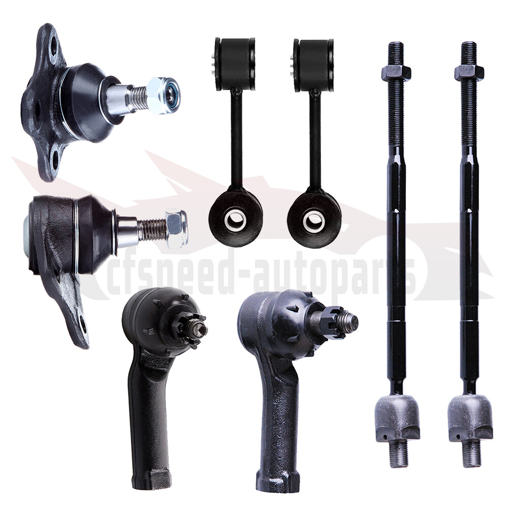 8pcs Front Suspension Kit for 2001-2004 VW Jetta - Ball Joints & Tie Rod Ends