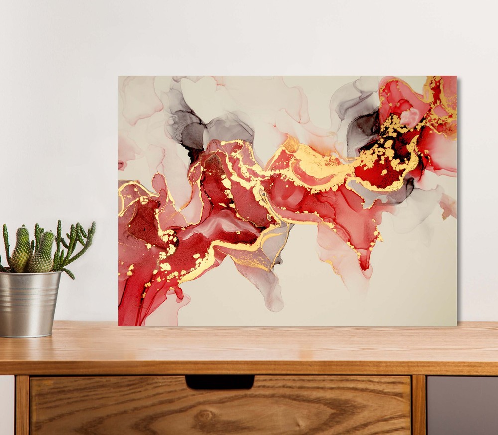 Beautiful Oriental Ink 5mm thick Plastic Poster Ready to Hang 60x45cm