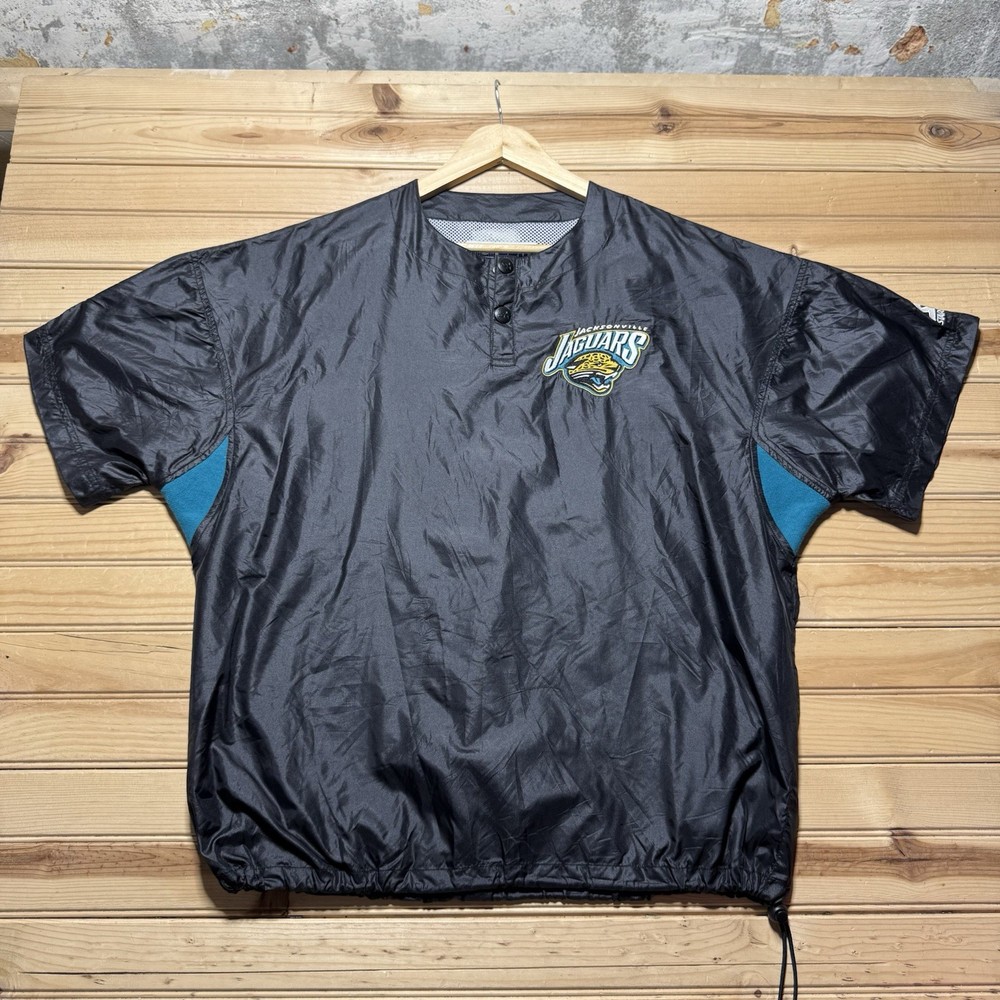 Vintage 90s Jacksonville Jaguars NFL Starter Windbreaker Jacket Pullover Medium
