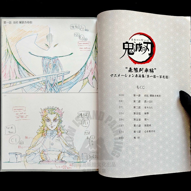 Demon Slayer Mugen Train Arc Original Artbook Art Collection Anime Book
