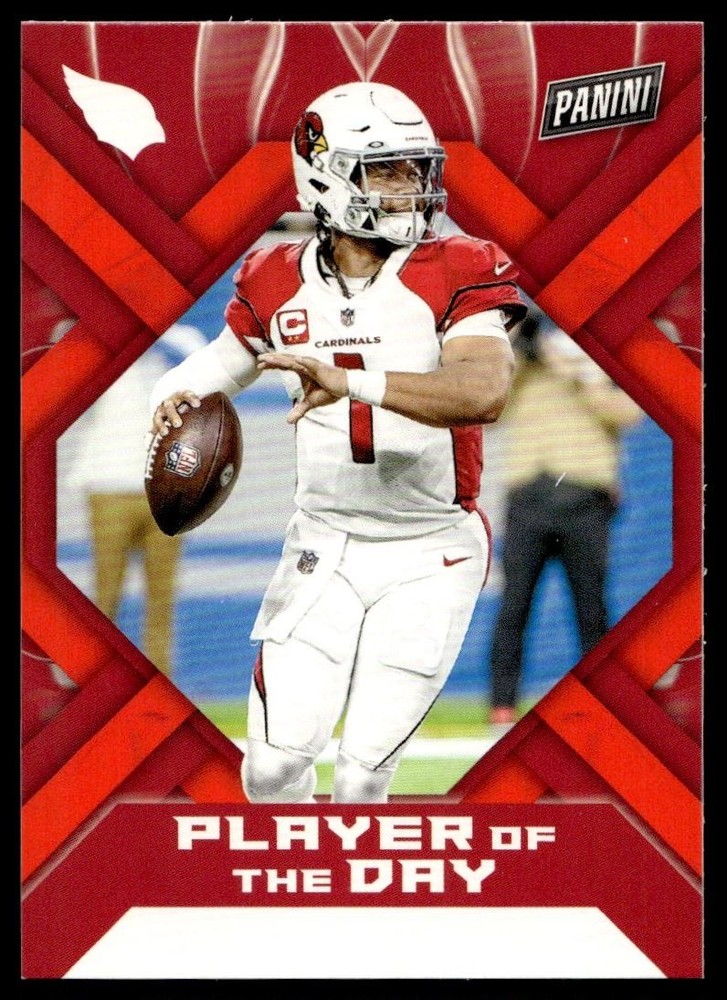 2022 Panini NFL Player of the Day Kyler Murray No Name Error Card Arizona Cardinals