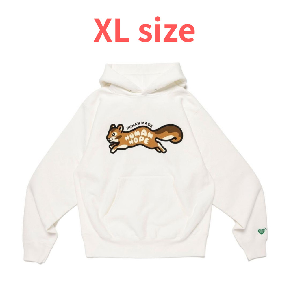 HUMAN HOPE HEAVYWEIGHT HOODIE j-hope BTS HUMAN MADE online XL Size WHITE NEW