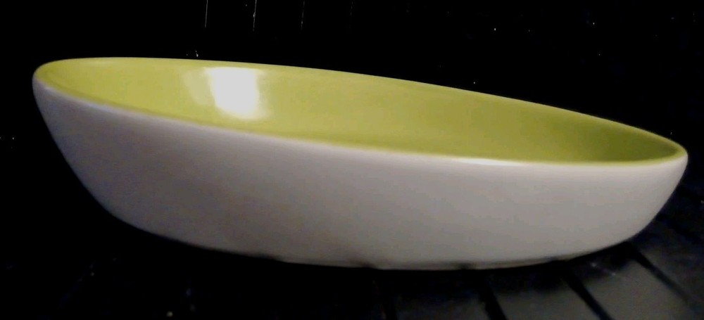Pier One Green & White Stoneware Snack Tray for Tasting Parties