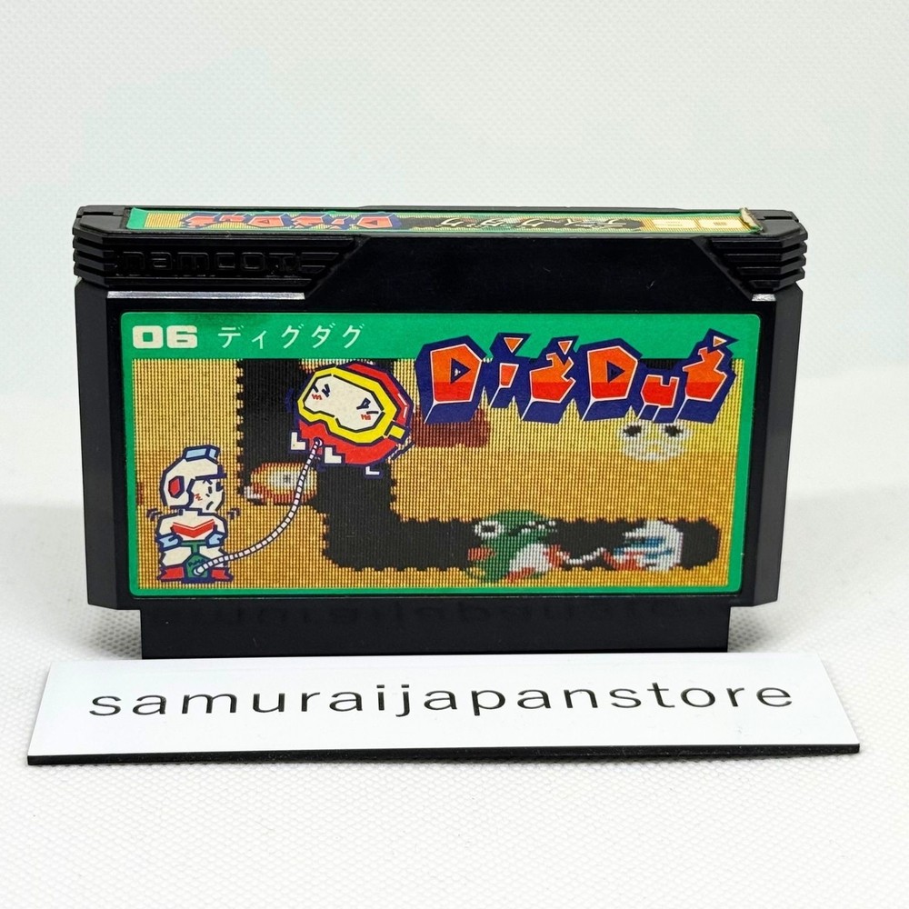Dig Dug Famicom Cartridge Only Used Tested Japanese ver JP ver Authentic Game