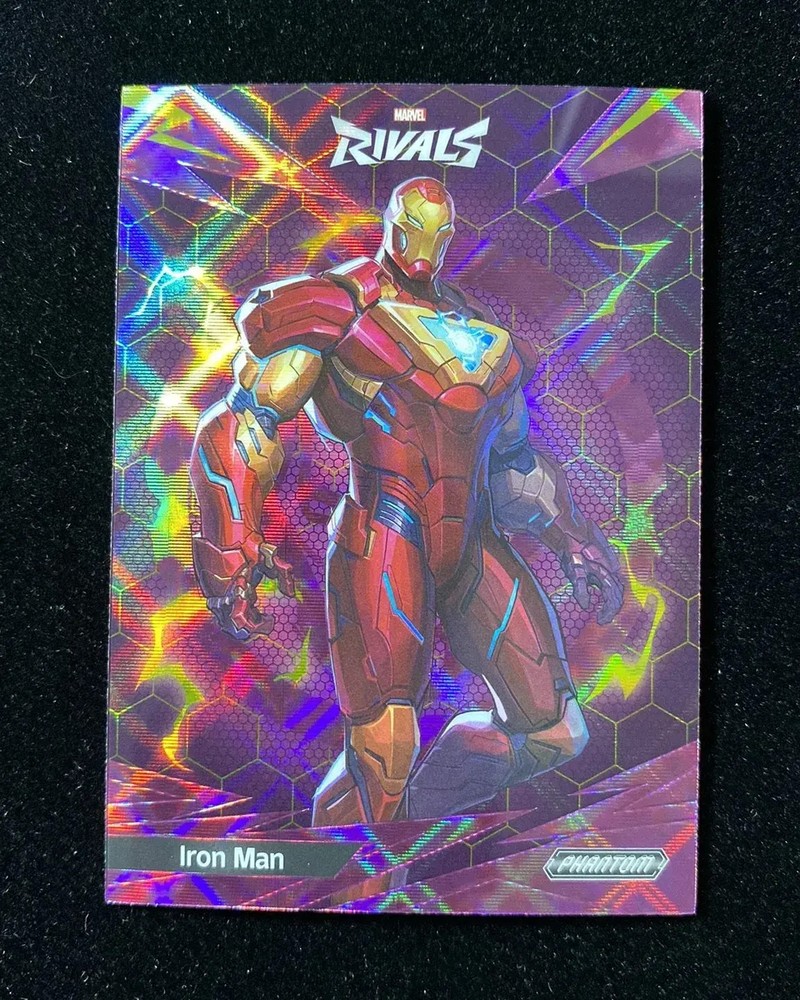2025 Kakawow Phantom Marvel Rivals Purple #PMR-IP-03 Iron Man 62/115 CLS