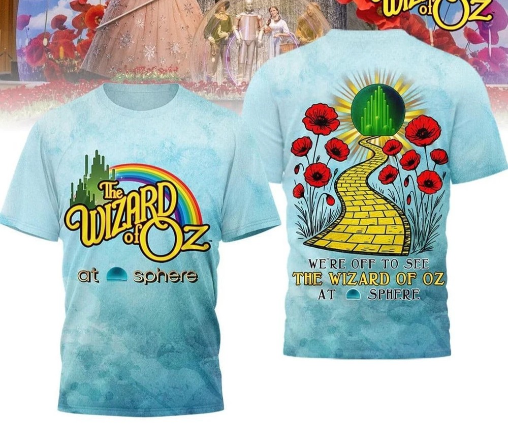 The Wizard Of Oz At Sphere AOP T-Shirt All Size BO2053