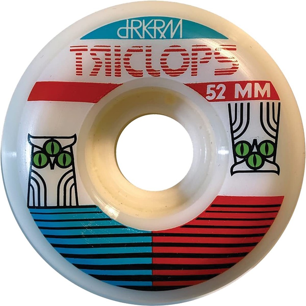 Triclops Strix 52mm 99a White Skateboard Wheels (Set of 4)