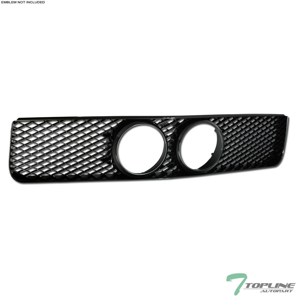 Topline For 2005-2009 Ford Mustang GT Mesh Front Hood Bumper Grill Grille - Blk