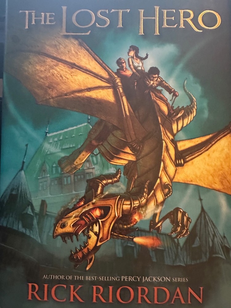 Heroes of Olympus Book 1 The Lost Hero Hardcover Rick Riordan 2010