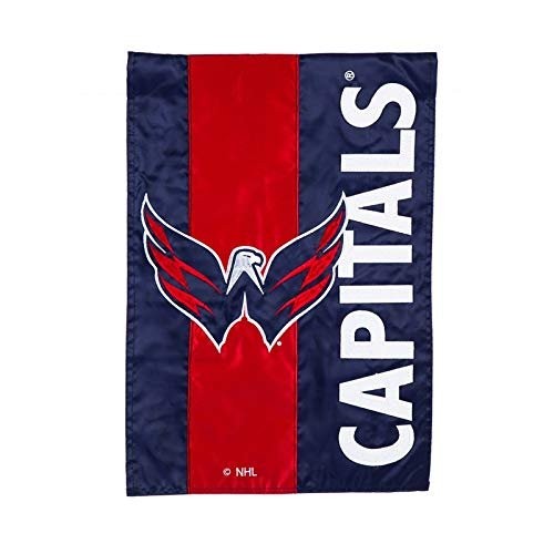 Washington Capitals Embroidered Double-Sided Garden Flag Banner