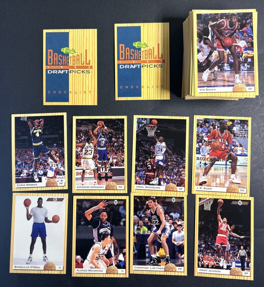 1993 Classic Basketball NBA Draft Picks Complete 110 Card Set Mint