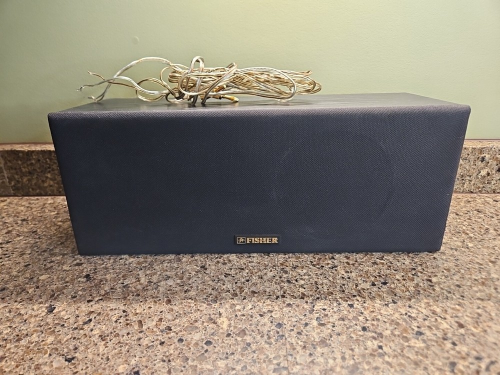 Fisher Center Speaker WS-C424 with Speaker Wire Tested Working  