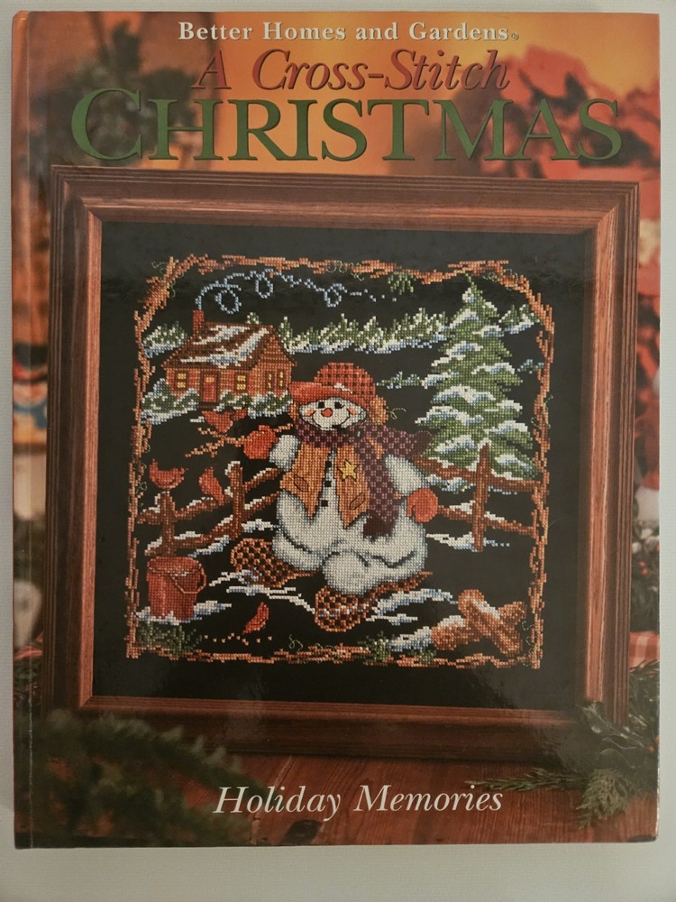 A Cross-Stitch Christmas Holiday Memories Stockings Ornaments Santa's Snowmen