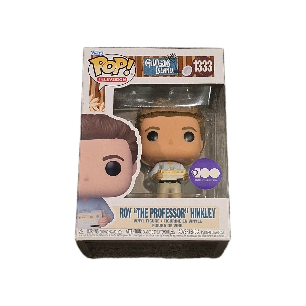 Funko Pop! Vinyl Roy The Professor Hinkley #1333 Gilligans Island WB 100 Years