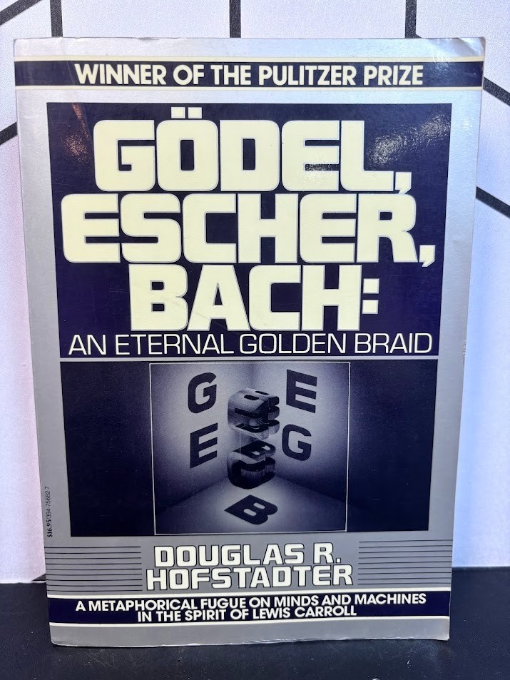 Gödel Escher Bach Eternal Golden Braid Douglas Hofstadter First Vintage Edition