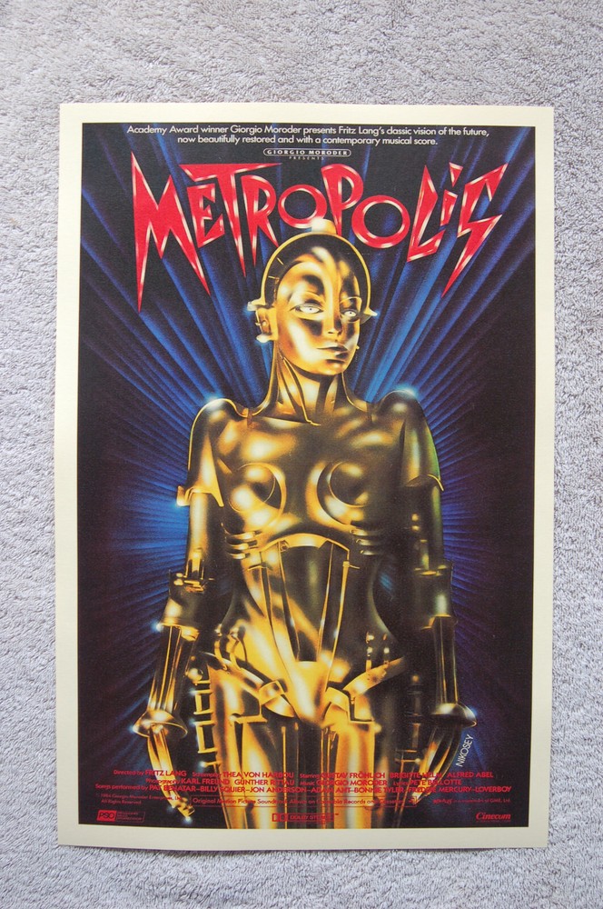 Metropolis Lobby Card Movie Poster Gustav Frohlich  #2