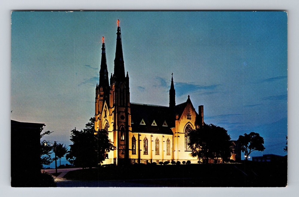 Roanoke VA-Virginia, Historic St. Andrews Catholic Church, Vintage Postcard