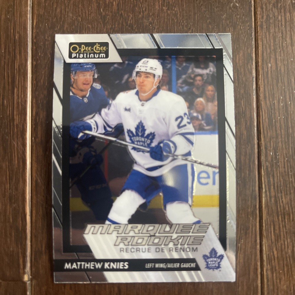 2023-24 O-Pee-Chee Platinum - Marquee Rookies Matthew Knies #205 (RC)