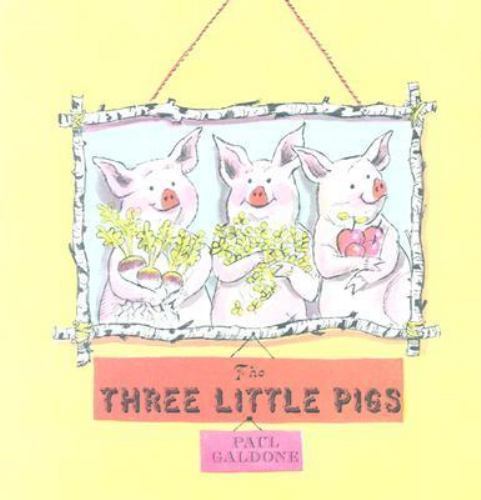 Three Little Pigs, School And Library by Galdone, Paul, Brand New, Free shipp...
