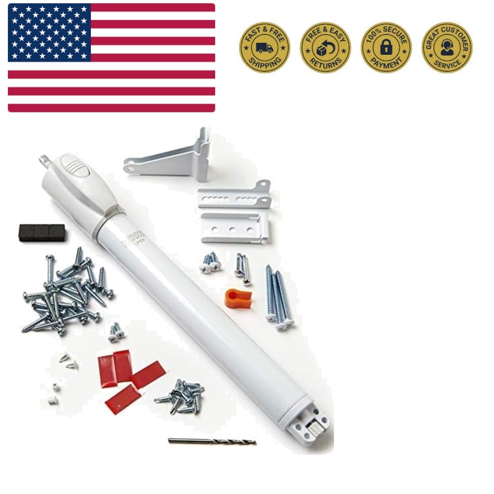 Storm Door Closer Kit in White Color