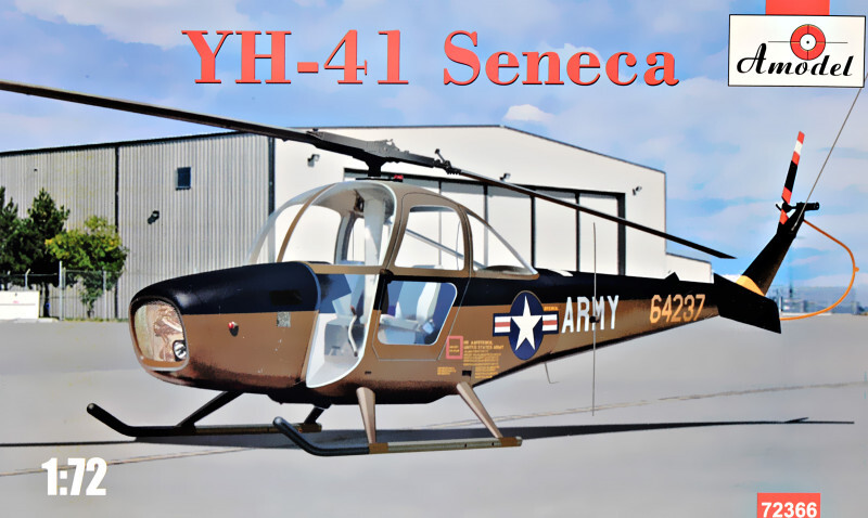 AMODEL 72366 Cessna YH-41 SENECA helicopter Scale 1/72 - Plastic model kit
