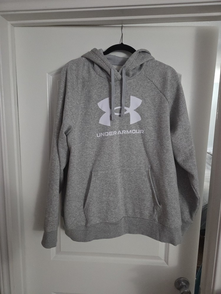 Under Armour Hoodie Womens Light Gray 2XL Pre-owned Worn Once Very Soft