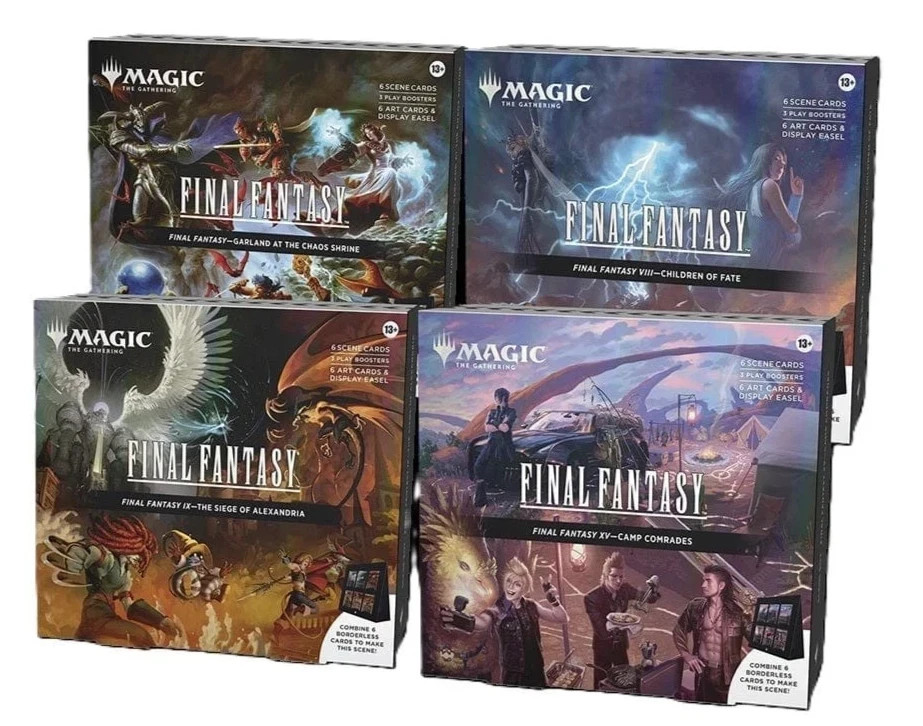 Magic The Gathering: Final Fantasy Scene Box Bundle Set of 4 BRAND NEW, SEALED