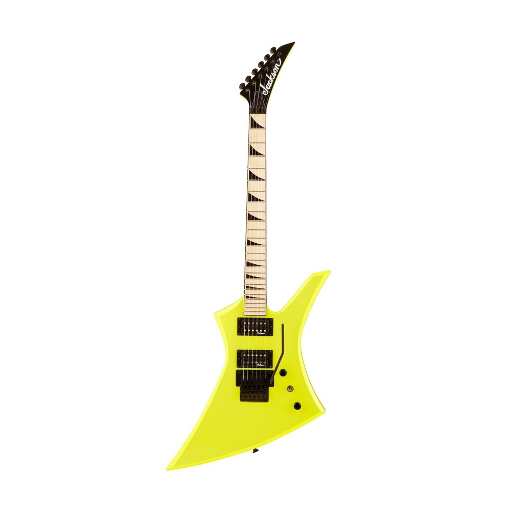 Jackson X Series Kelly KEXM Neon Yellow Electric Guitar for Rock Performance