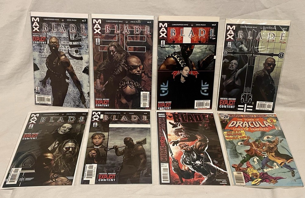 Max Marvel Comics Blade Issues#1-6 Full Run 2002+One Shot, Tomb Of Dracula