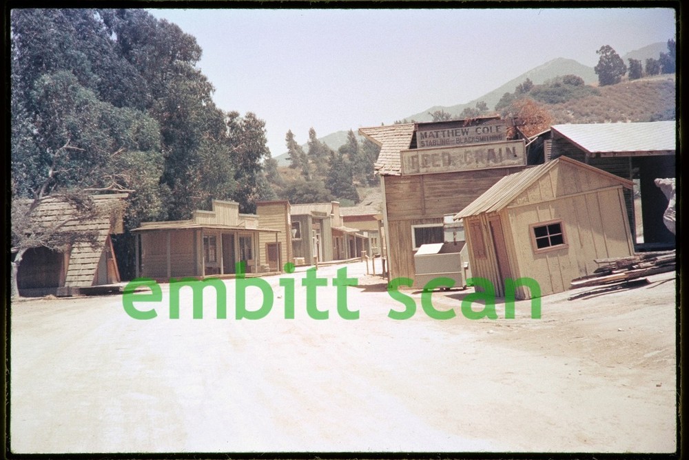 Original Slide, Scene at Universal Studios Hollywood 1965, E