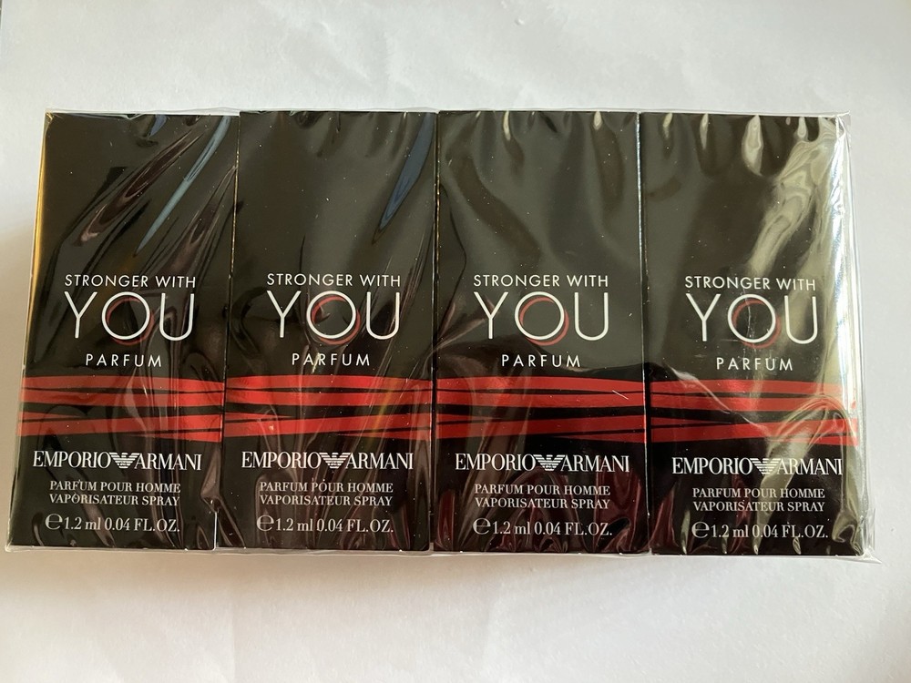 Emporio Armani Stronger With You Parfum Perfume Sample Spray.04 oz / 1.2 ml X 16