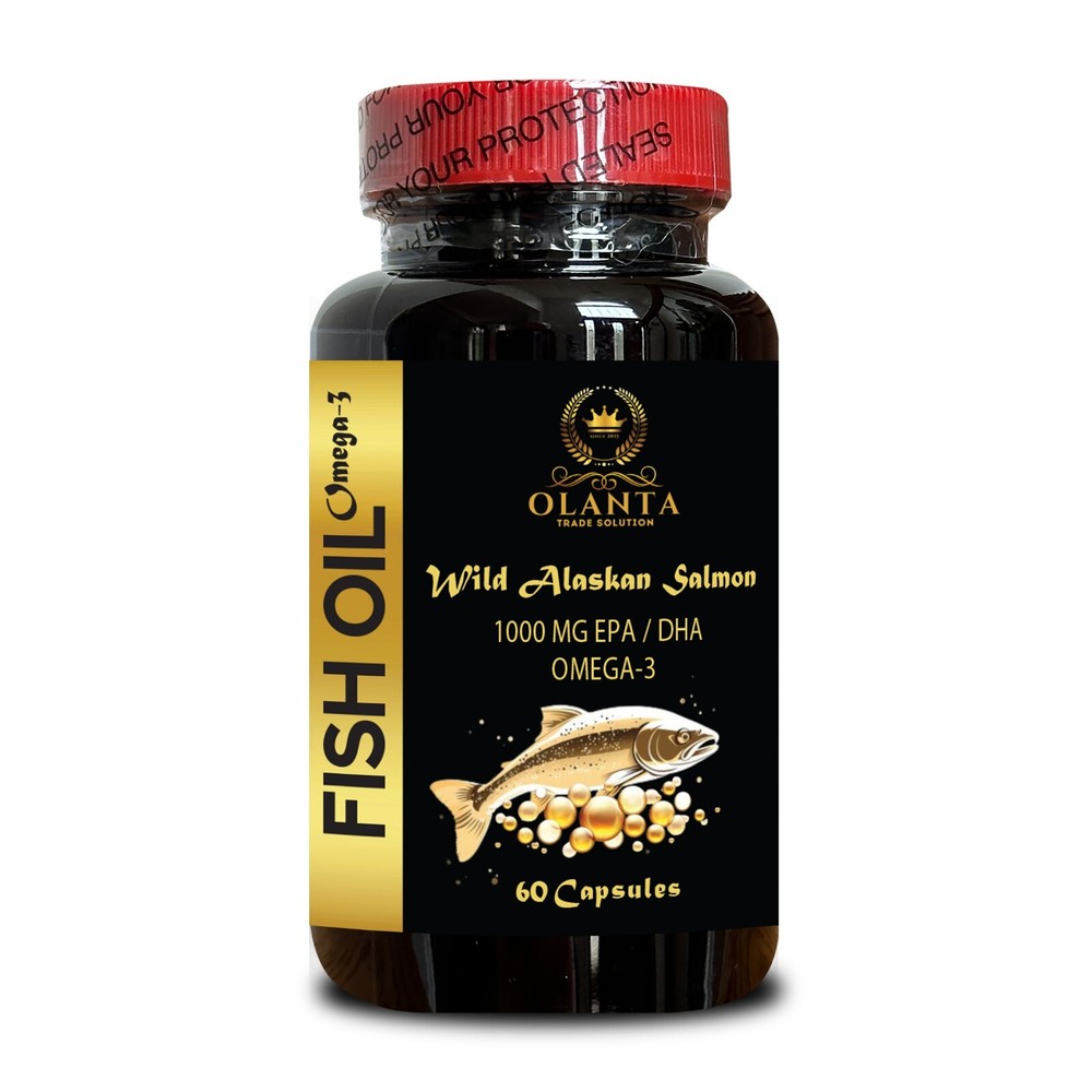 WILD ALASKAN FISH OIL EPA and DHA Natural Supplement fish oil omega 3 fatty acid
