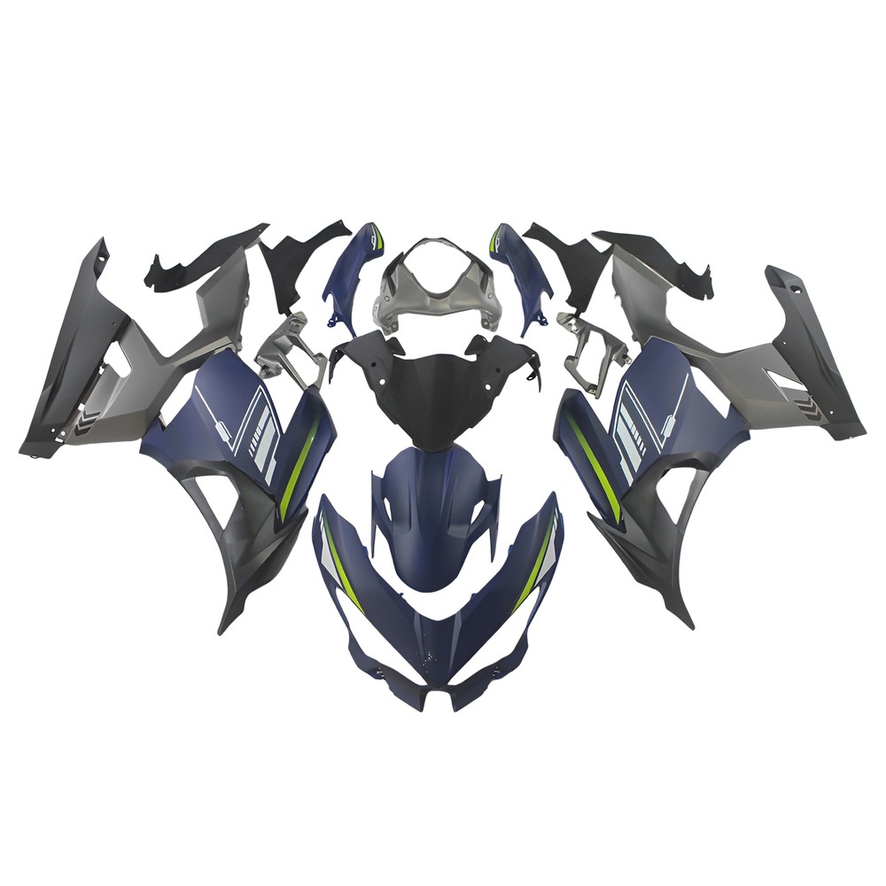 Blue Fairing Kit for 2018-2023 Kawasaki Ninja 400 Injection ABS Plastic Bodywork