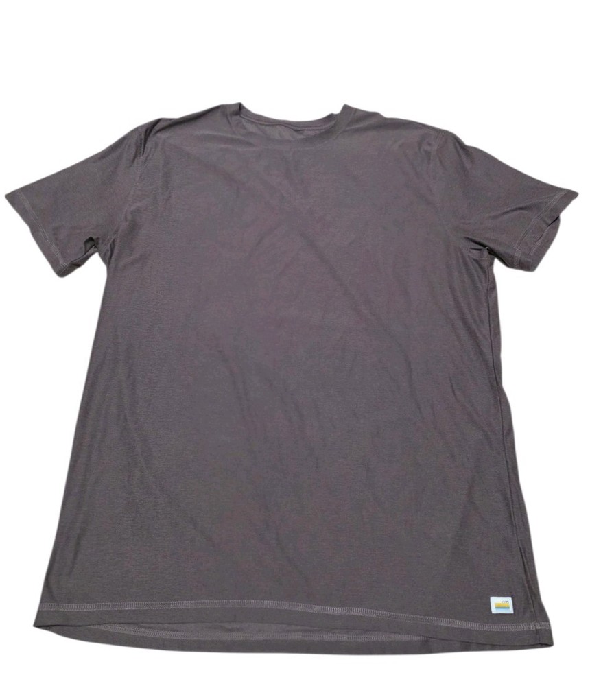 Vuori Brown Men's Short Sleeve Activewear T-shirt In Size XL