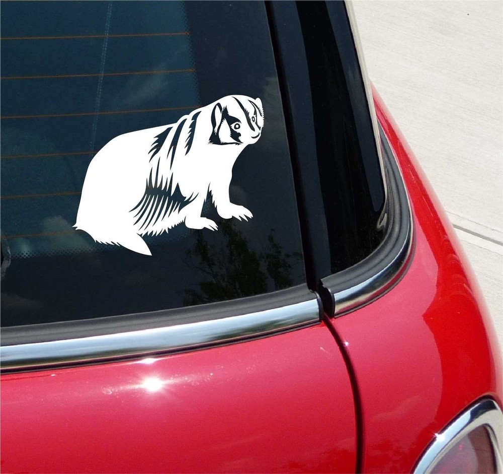 Badger Weasel Graphic Decal Sticker for Car Wall Art Decor