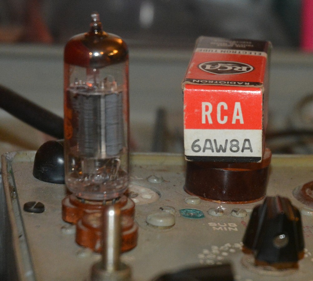 RCA 6AW8A Vacuum Tube NOS Tested on TV-7D/U Premier Condition