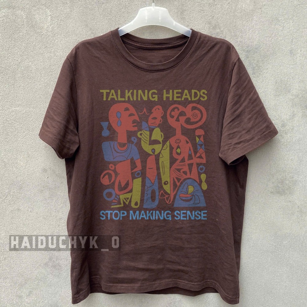 Talking Heads Band Stop Making Sense Unisex Russet T-shirt Size S-5XL