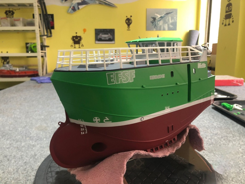 for AQURUS 1:48 291 mm Tug Boat RC Model Ship Kit Fast Ship 2022 NEW