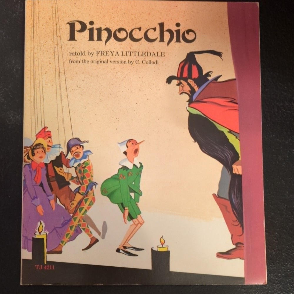 Pinocchio Picture Book Retold By Freya Littledale
