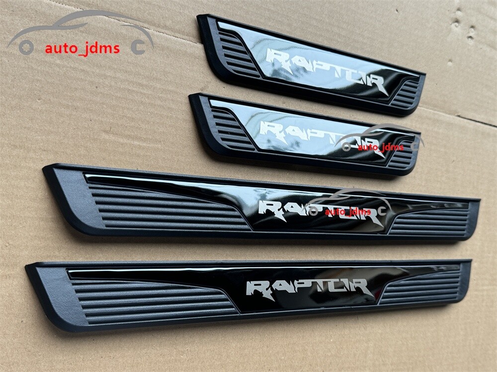 Ford Raptor Car Door Sill Protector for Scuff Defense and Stylish Step Trim  