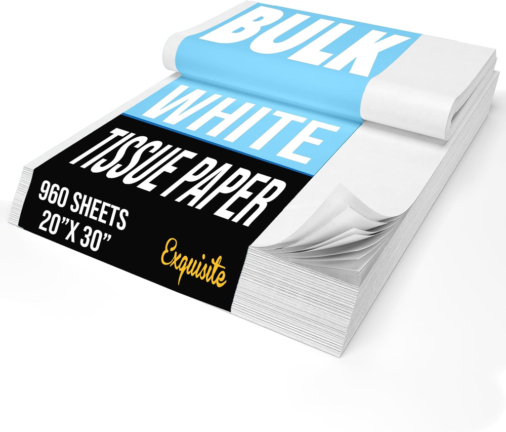 White  Paper for Gift Bags White  Paper Bulk - 960 Sheets 20