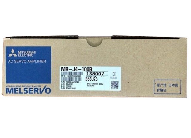 MR-J4-100B Brand New Sealed Mitsubishi AC SERVO DRIVE MR-J4-100B