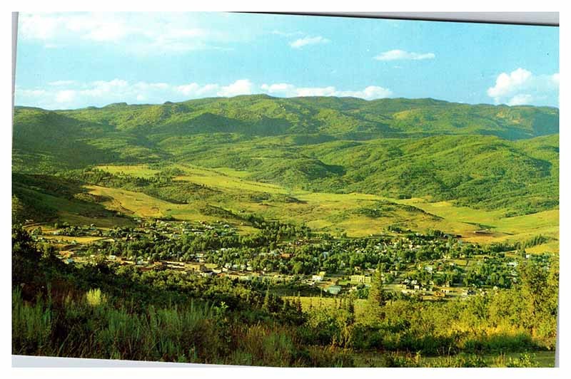 Postcard AERIAL VIEW SCENE Granby Colorado CO m/09 AU1803
