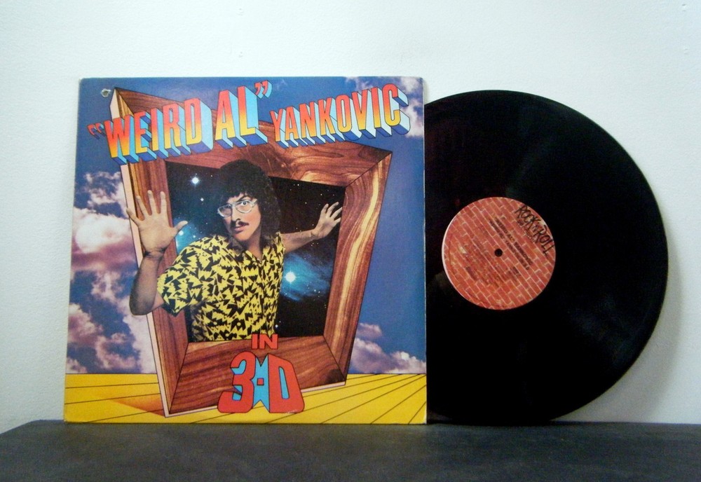 WEIRD AL YANKOVIC LP In 3D 1984 Rock n Roll Records  vinyl