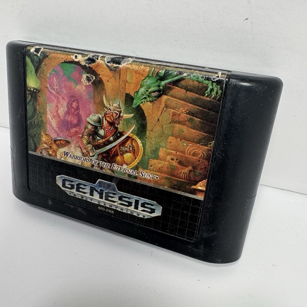 Dungeons & Dragons Warriors of the Eternal Sun Sega Genesis Game Not Tested